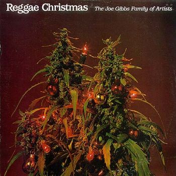 album cover for Reggae Christmas, by the Joe Gibbs family of artists 