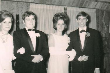(left to right) Carol Smith, 
 B. W. Stevenson, Mike's date, Mike Gentry