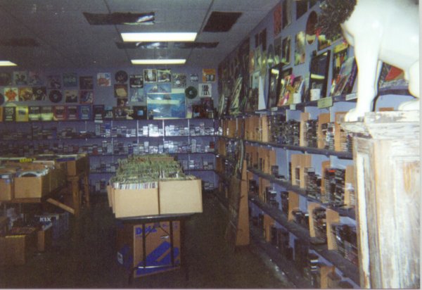 CDs along the right wall. Videos in the back.