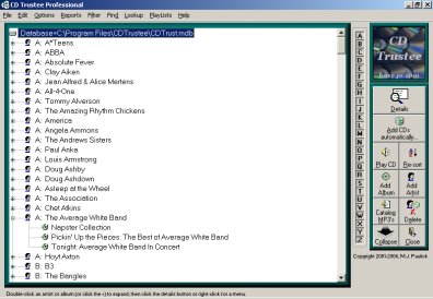 CD Trustee screen shot (click to see a larger image)